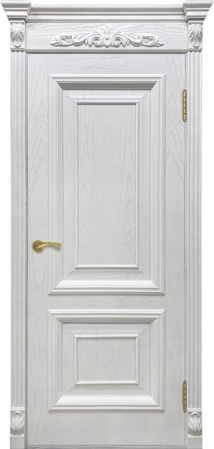 Фото Межкомнатная дверь "Идель" глухая, ясень белый