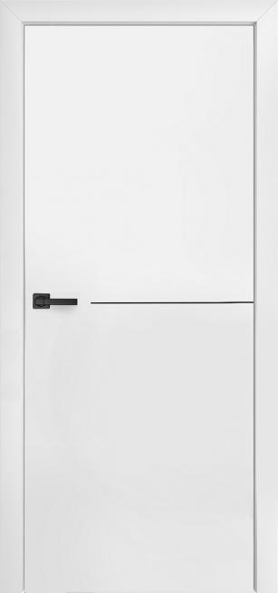 Фото Межкомнатная дверь "Флэт" с молдингом