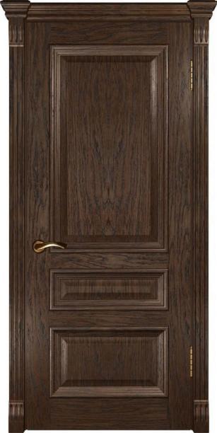 Фото Межкомнатная дверь "NEO-2", дуб мореный, глухая